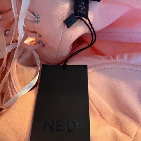 NWT Strapless Lace Dress in Pink NBD brand - US M - Picture 8 of 11